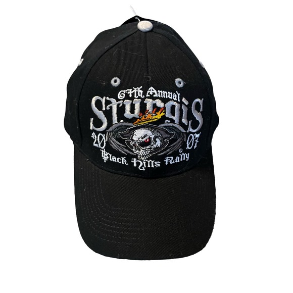 Sturgis 2007 Black Hills Rally adjustable Velcro hat (NWT) - Picture 1 of 6